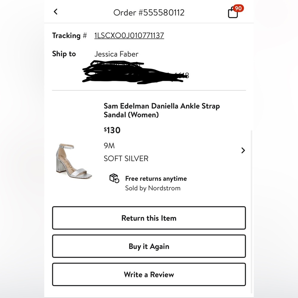 Sam Edelman Silver Daniella Women’s Heels Size 9 - Picture 5 of 11